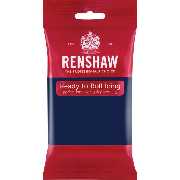 Renshaw Pack of 12 x 250g Icing Navy Blue