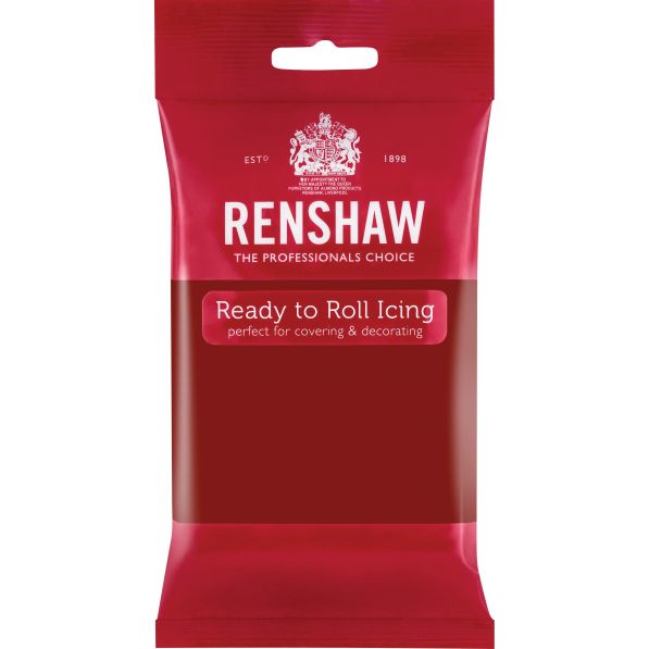 Renshaw Ready-To-Roll Icing - Ruby Red 250g