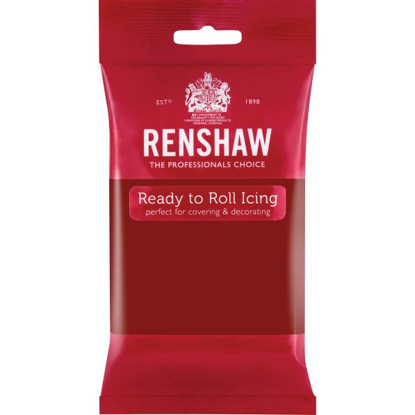 Renshaw Pack of 12 x 250g Icing Ruby Red