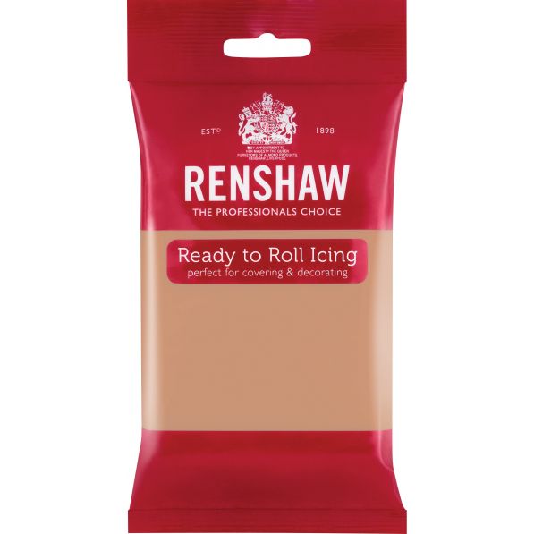 Renshaw Ready-To-Roll Icing - Peach Blush (Skin Tone) 250g