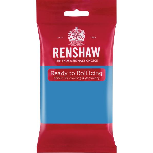 Renshaw Pack of 12 x 250g Icing Turquoise