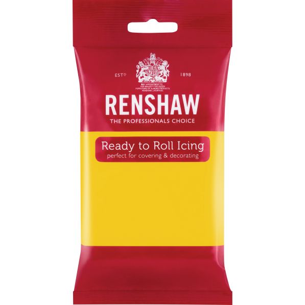 Renshaw Ready-To-Roll Icing - Yellow 250g