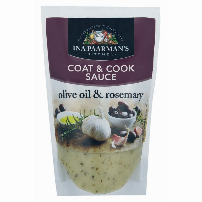 Ina Paarman Kitchen Pack of 12 x 200g Coat And Cook Olive Oil & Rosemary