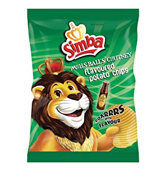 Simba Large Potato Chips Mrs Balls Chutney 125g