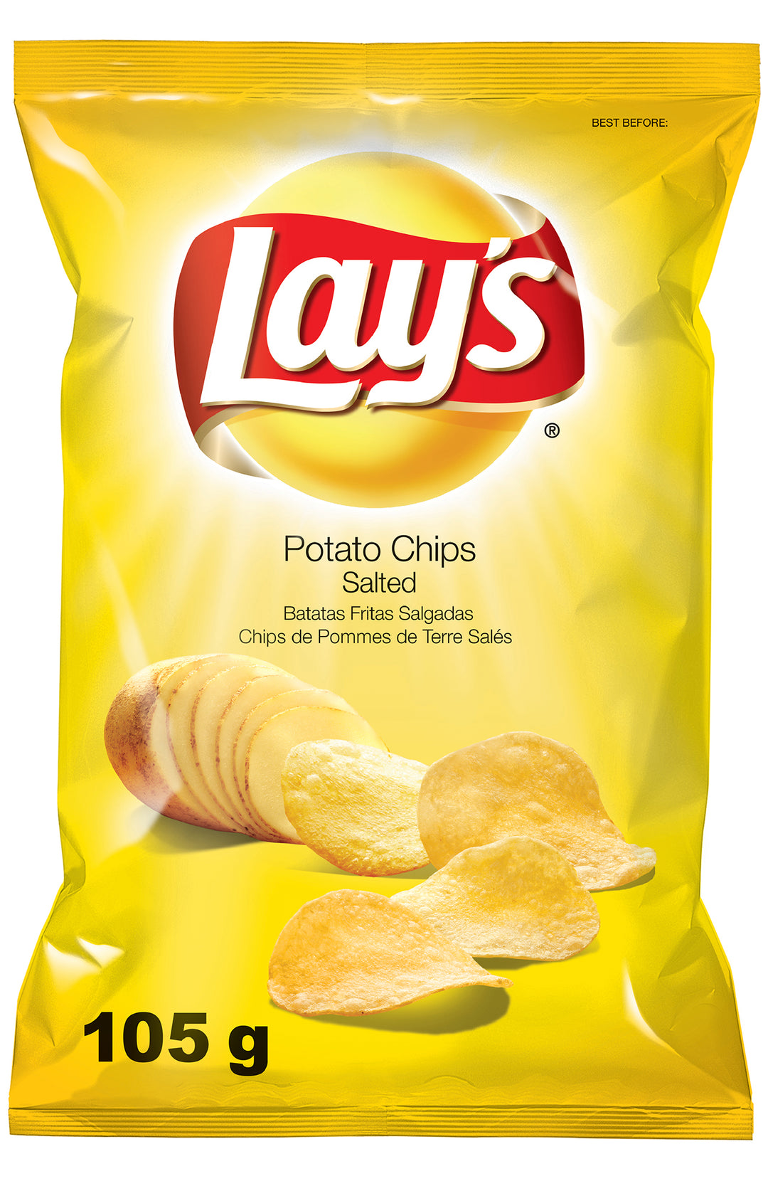 Lays Large Crisps Salted 120g – Broadway Candy
