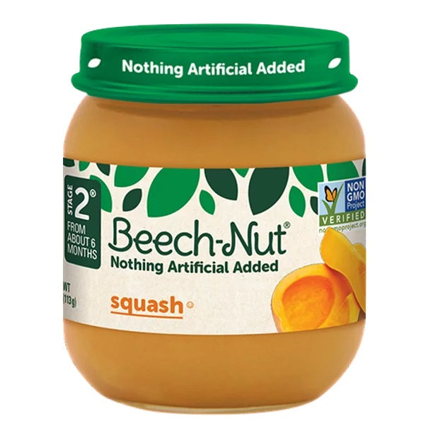 Beech Nut Squash Puree 113g (4oz)