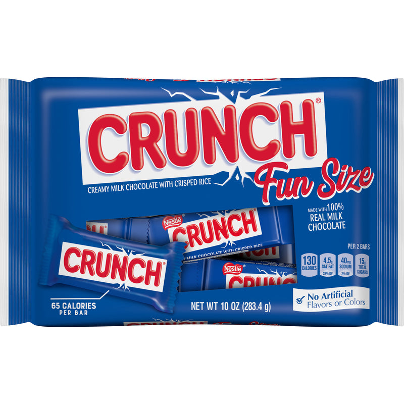 Crunch Milk Chocolate Bars Fun Size 283g (10oz) ** Exp 09/05**
