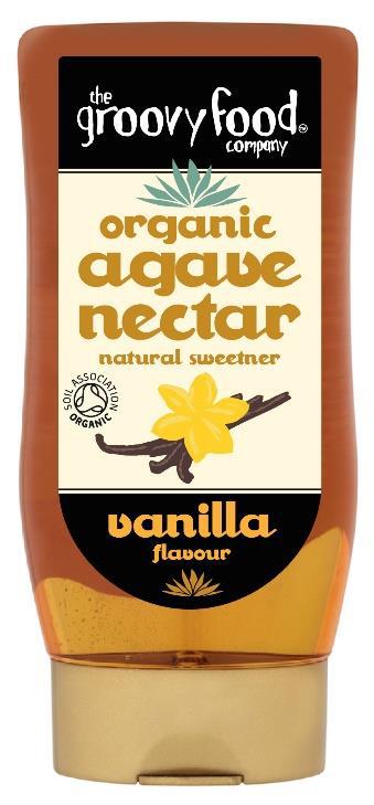 Groovy Food Agave Nectar - Vanilla Flavour  250ml