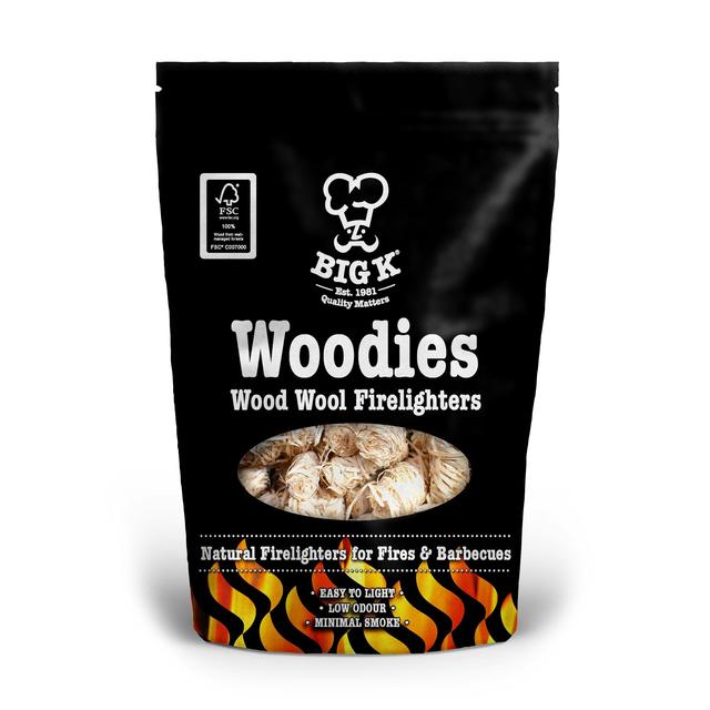 Big K Woodies Wood Wool Firelighters 300g