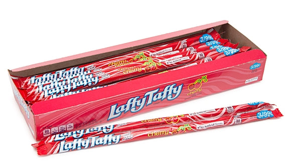 Laffy Taffy Pack of 24 x 22g Rope Cherry