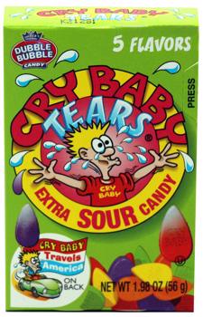 Cry Baby Pack of 24 x 56g Tears Sour Candy – Broadway Candy