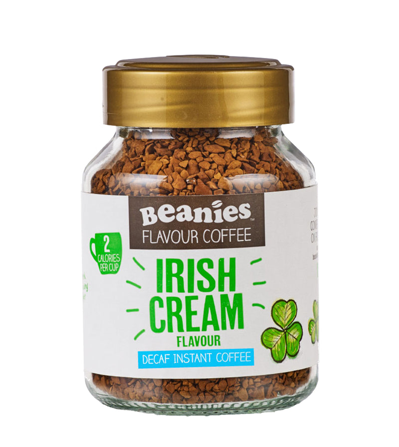 Beanies Irish Cream Flavoured Instant Coffee (DECAF) 50g