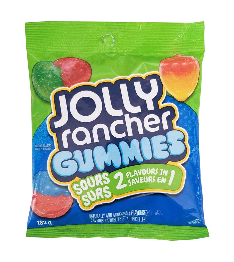 Jolly Rancher Gummies 2 Flavours in 1 Sours NK 182g