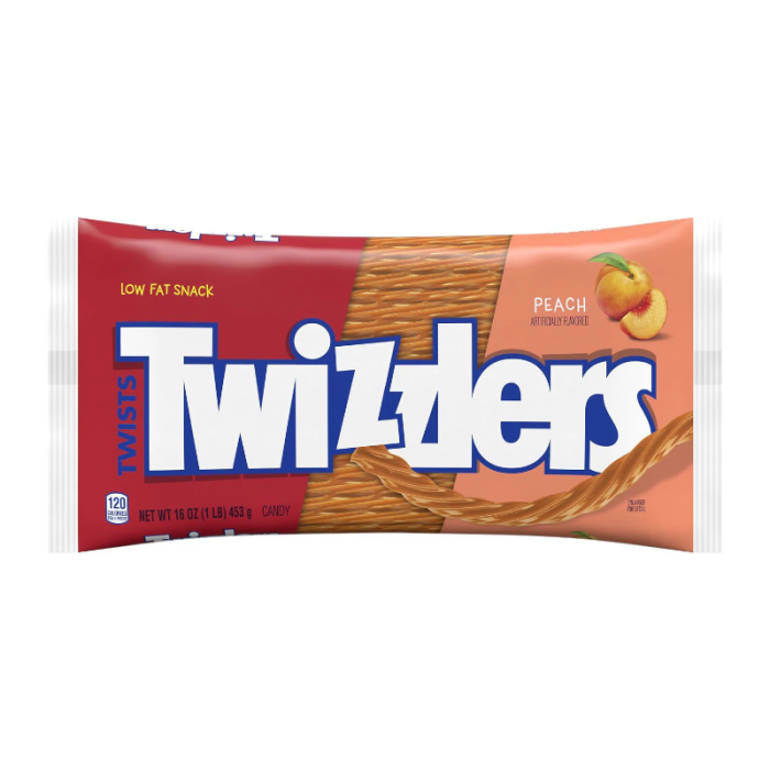 Twizzlers Peach Twists 453g (16oz)