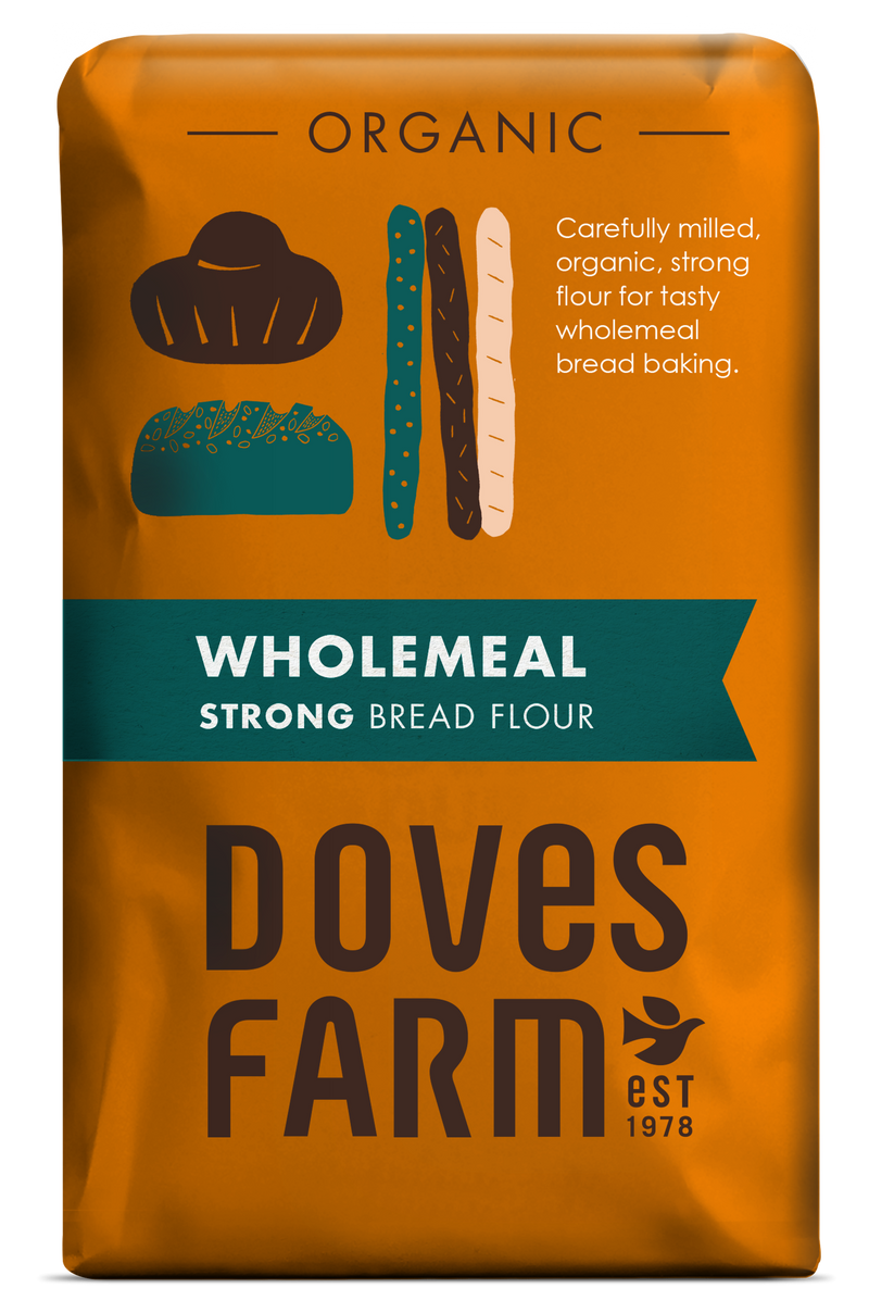 Doves Farm Organic Wholemeal Strong Bread Flour 1.5kg