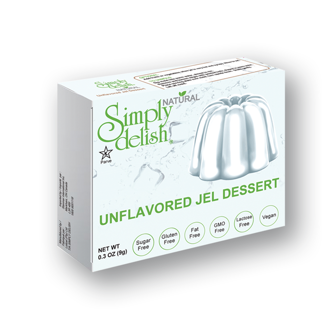 Simply Delish, Sugar-Free Jelly Dessert, Unflavoured 9g