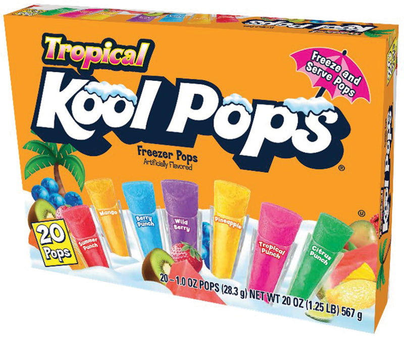 Kool Pops Tropical Freezer Pops  28.3g