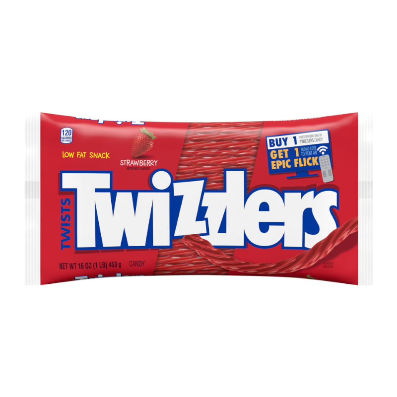 Twizzlers Strawberry Twists LARGE 453g (16oz)