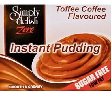 Simply Delish, Sugar Free Instant Pudding, Toffee Coffee Flavour, 40g