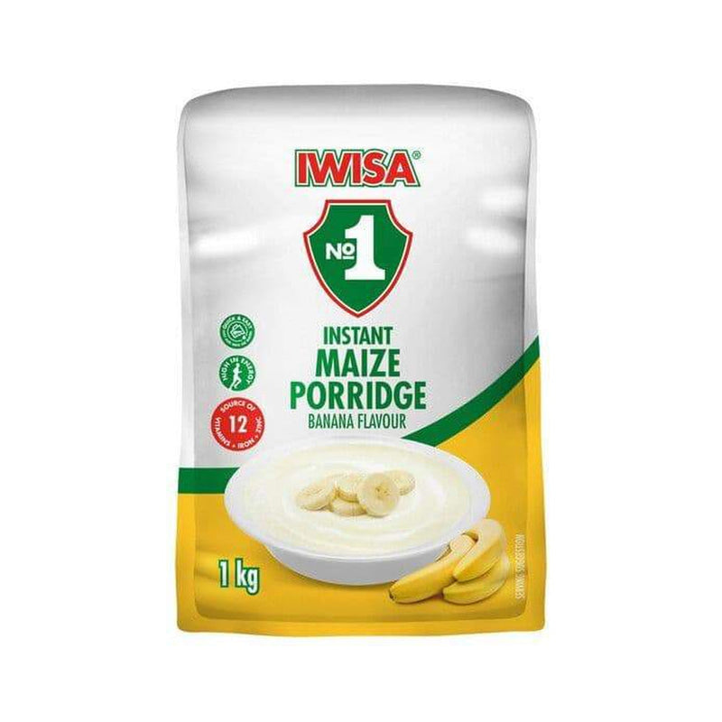 Iwisa Instant Maize Porridge Banana 1kg