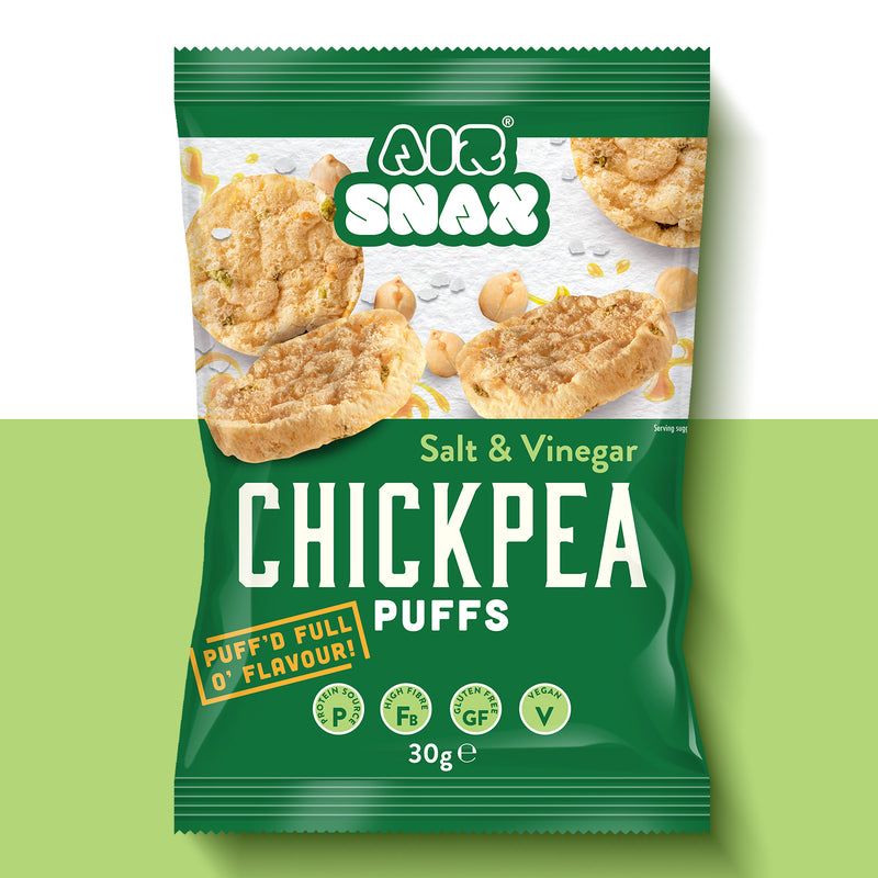 Air Snax Chickpea Puffs Salt & Vinegar 30g