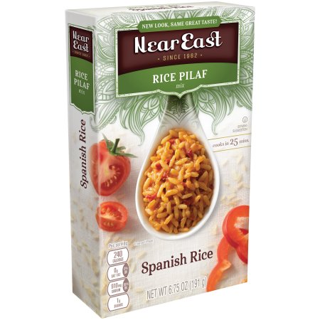 Near East Pack of 12 x 191g Pilaf Spanish Rice Mix