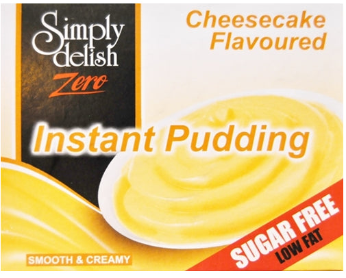 Simply Delish, Sugar Free Instant Pudding, Cheesecake Flavour 40g