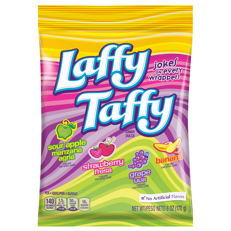 Laffy Taffy Peg Bag Assorted Minis 170g