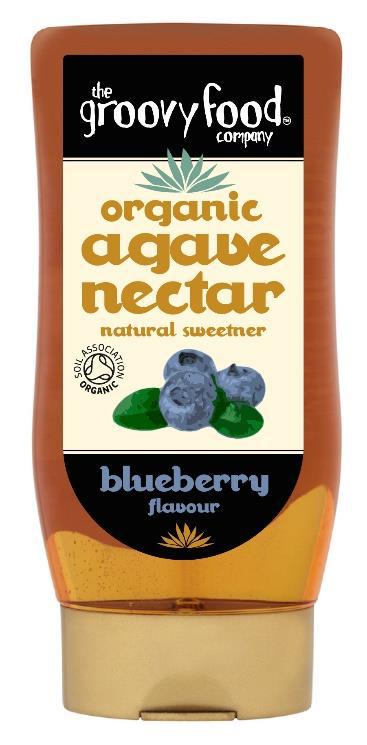 Groovy Food Agave Nectar - Blueberry Flavour 250ml