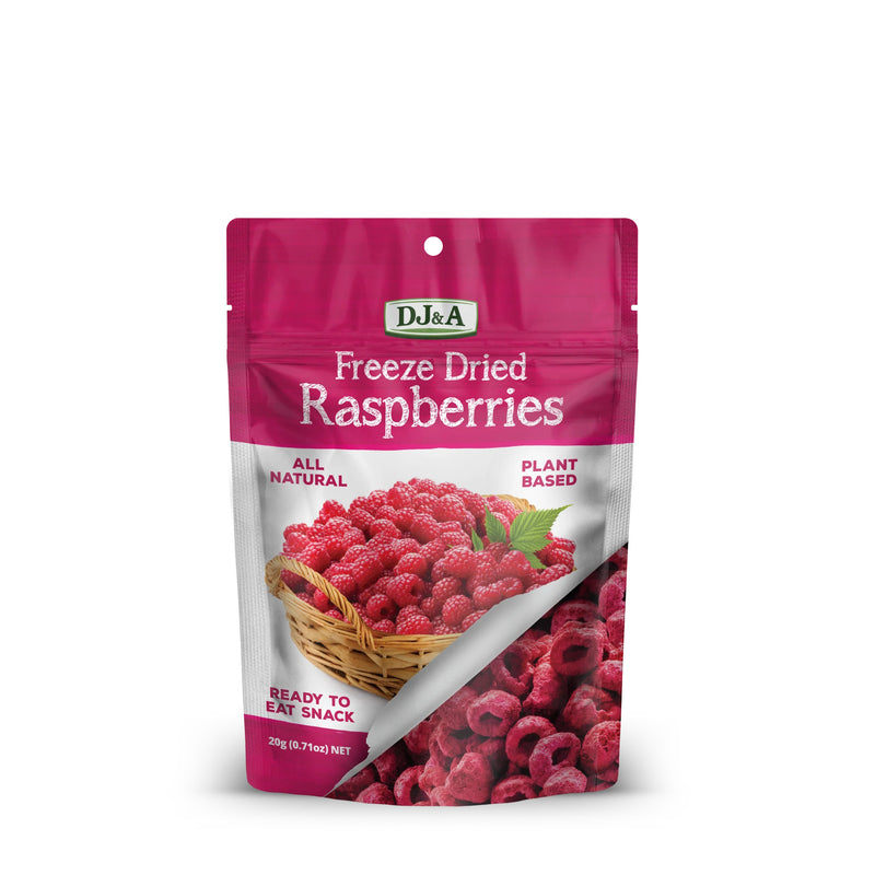 DJ & A Freeze Dried Raspberries 20g