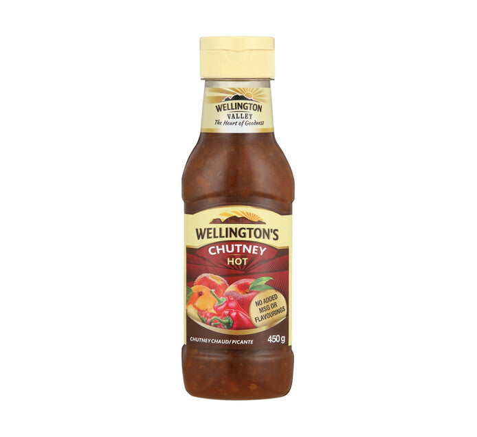 Wellingtons Hot Chutney 470ml ** Exp 31/01 **