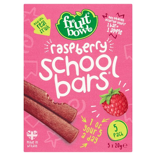 Fruit Bowl School Bars Raspberry 100g