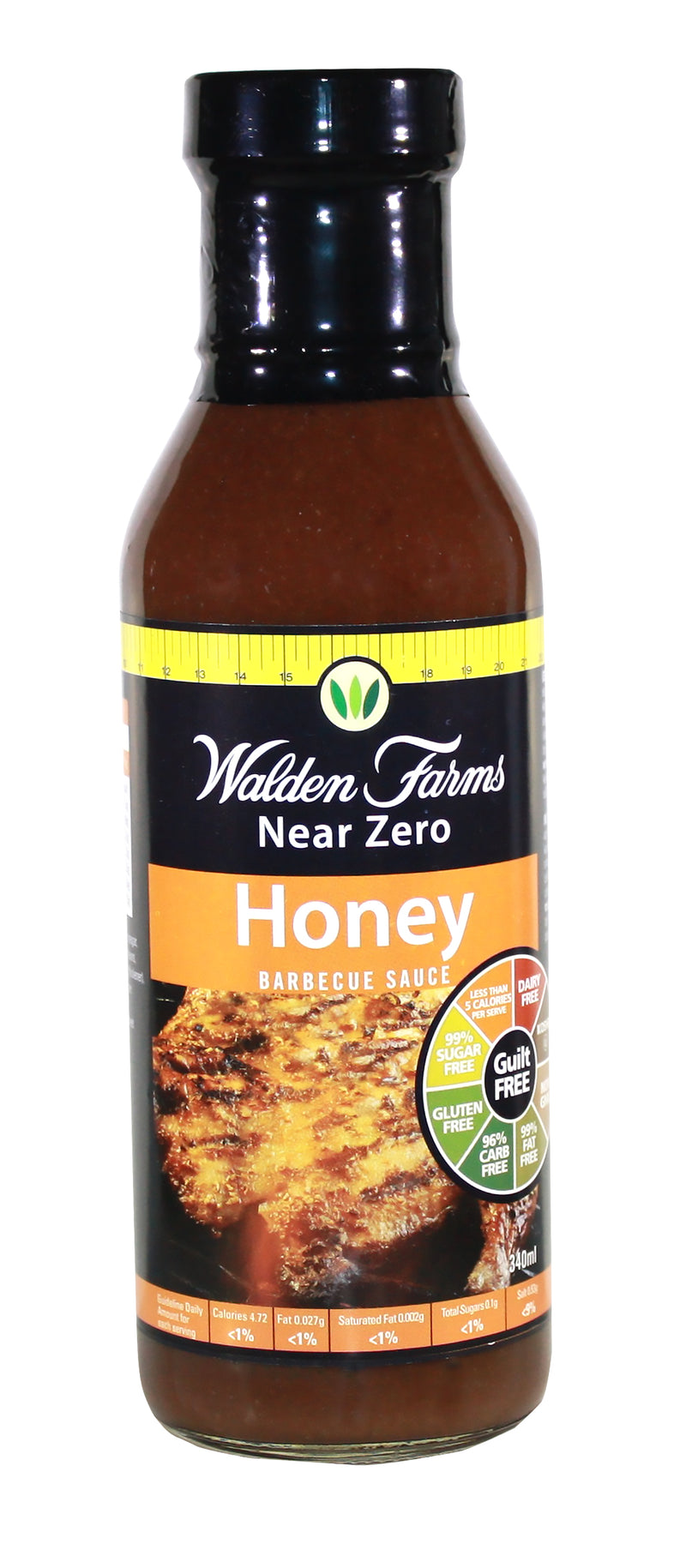 Walden Farms Bottle Honey BBQ Sauce 355ml