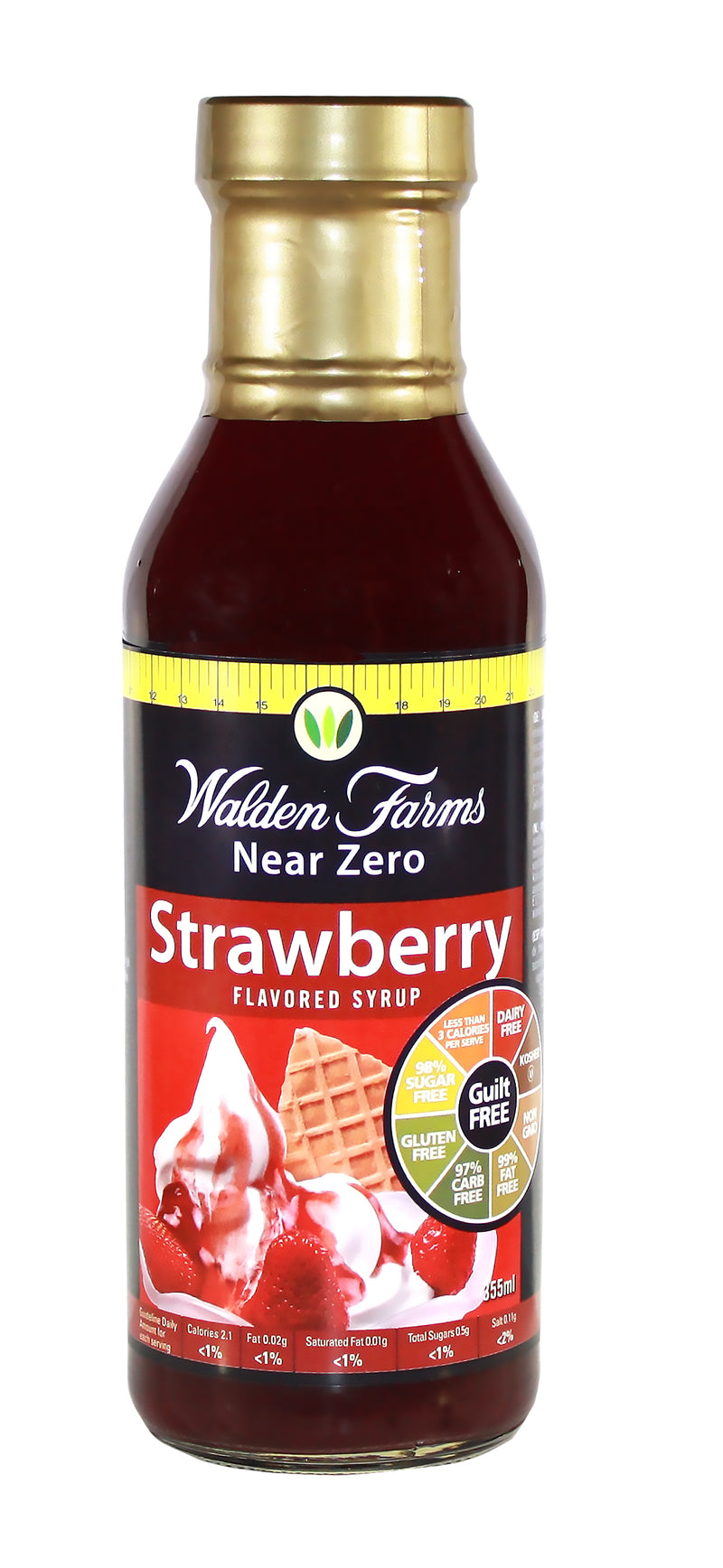 Walden Farms Bottle Strawberry Syrup 355ml