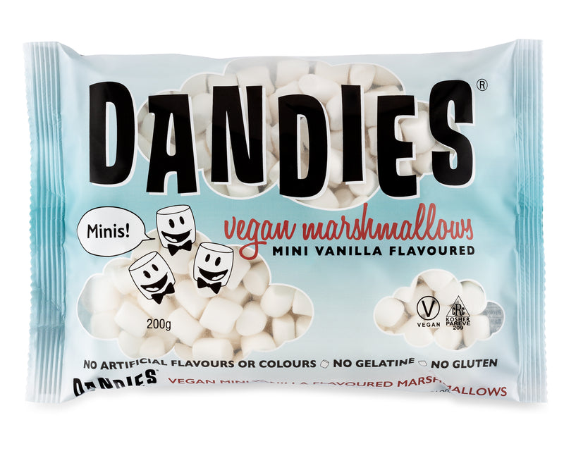 Dandies Vanilla Flavoured Mini Vegan Marshmallows 200g
