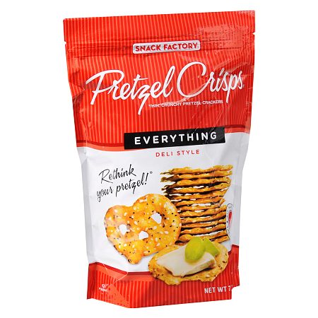 Snyders Pretzel Crisp Large Everything 204g