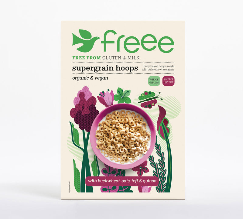Doves Farm Gluten Free Organic Supergrain Hoops 300g