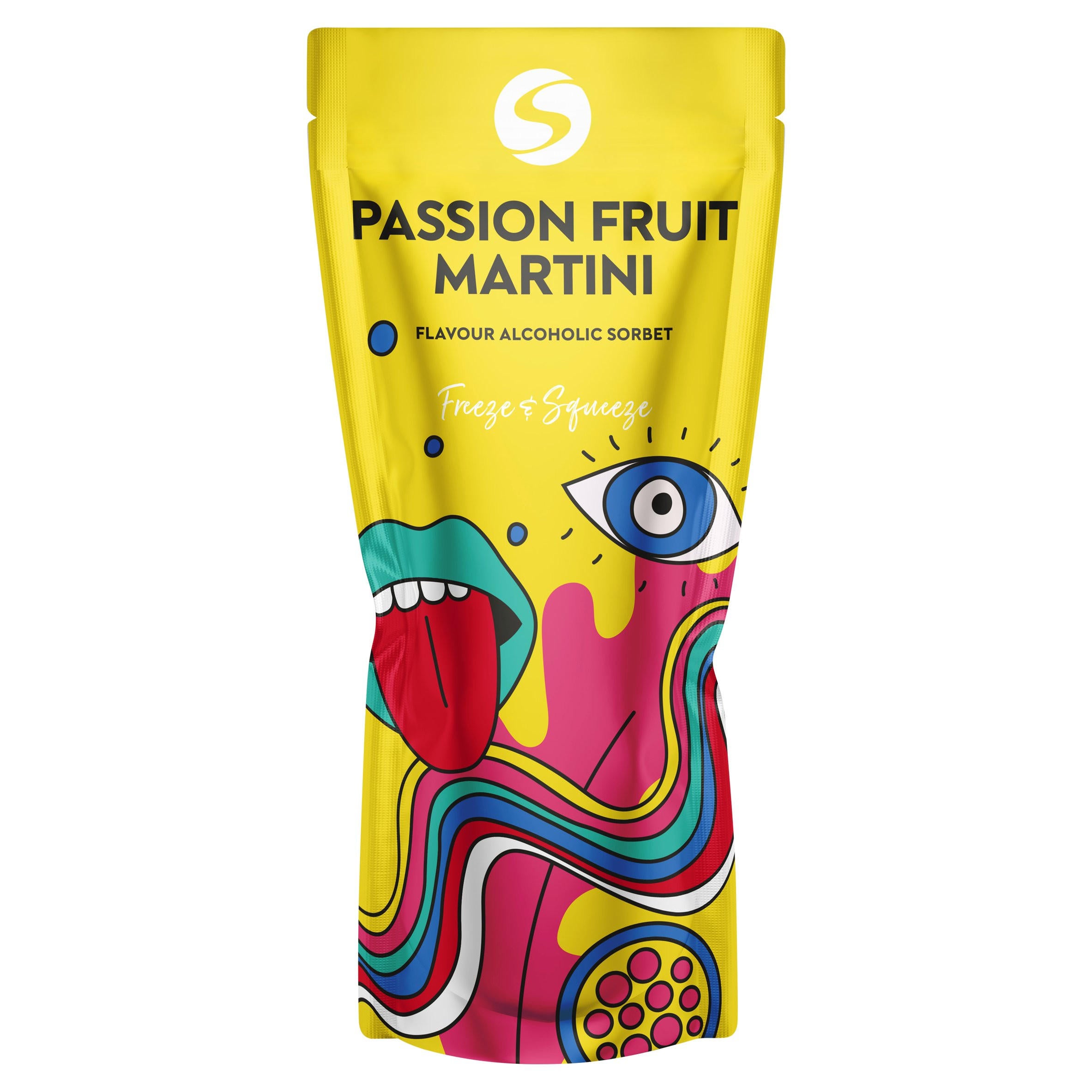 Shuda Alcoholic Pouches Passionfruit Martini NK 250ml Broadway Candy