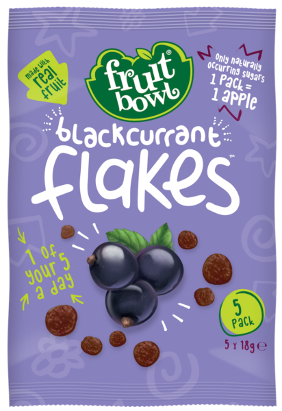 Fruit Bowl Multipack Fruit Flakes Blackcurrant  18g
