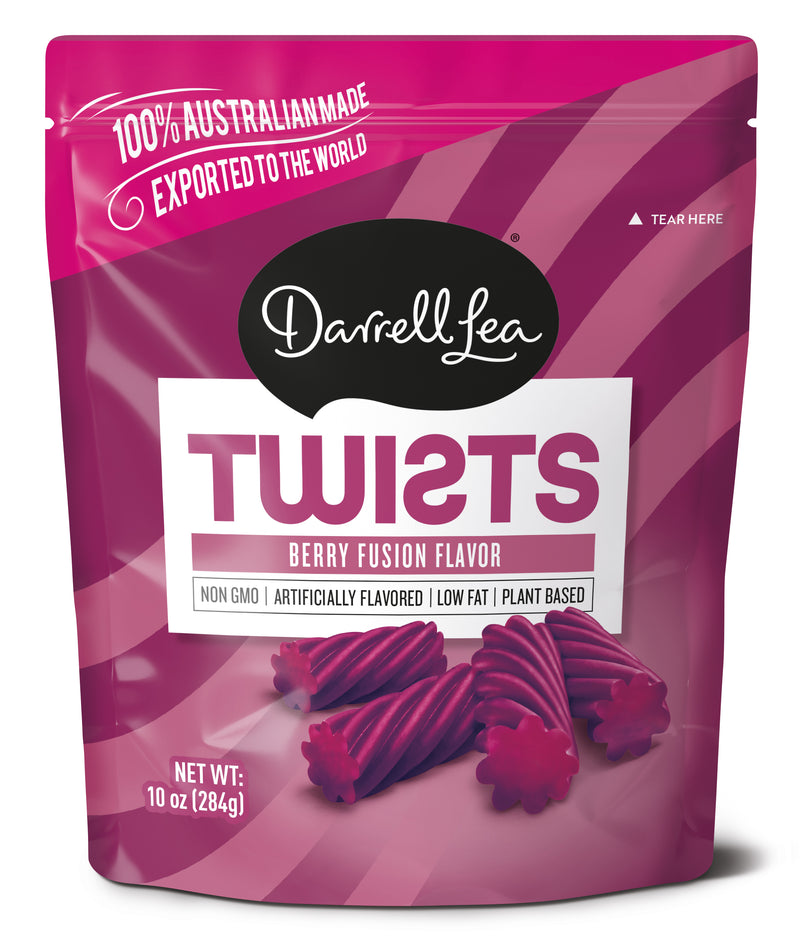 Darrell Lea Twists Berry Fusion 284g (10oz)