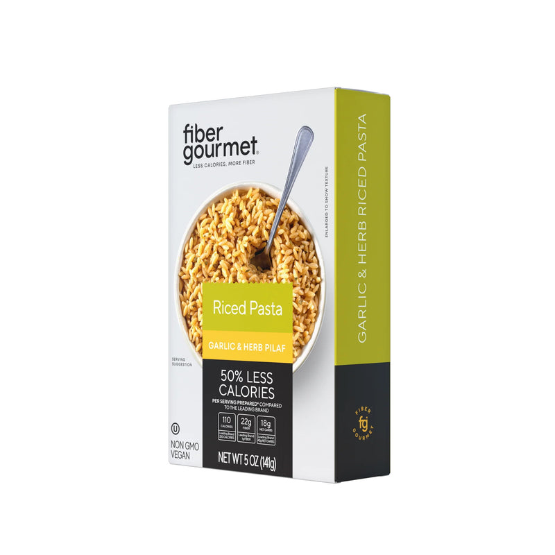 Fiber Gourmet Garlic and Herb Riced Pasta 141g (5oz)