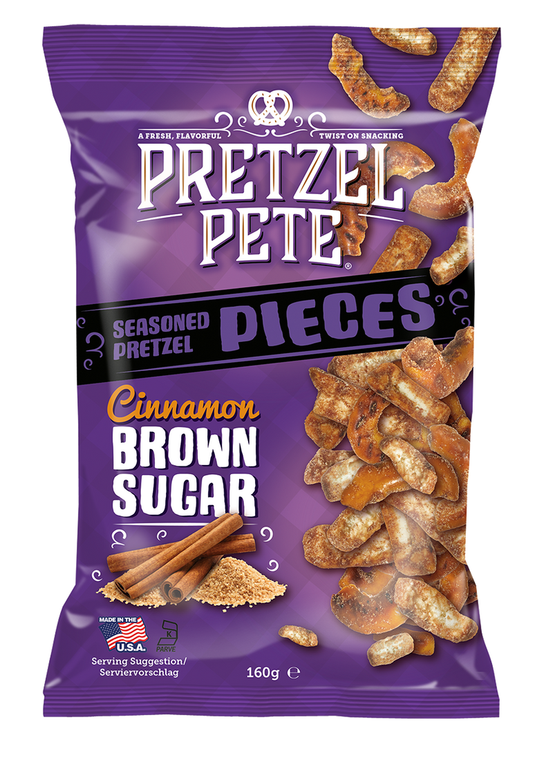 Pretzel Pete Cinnamon Brown Sugar 160g