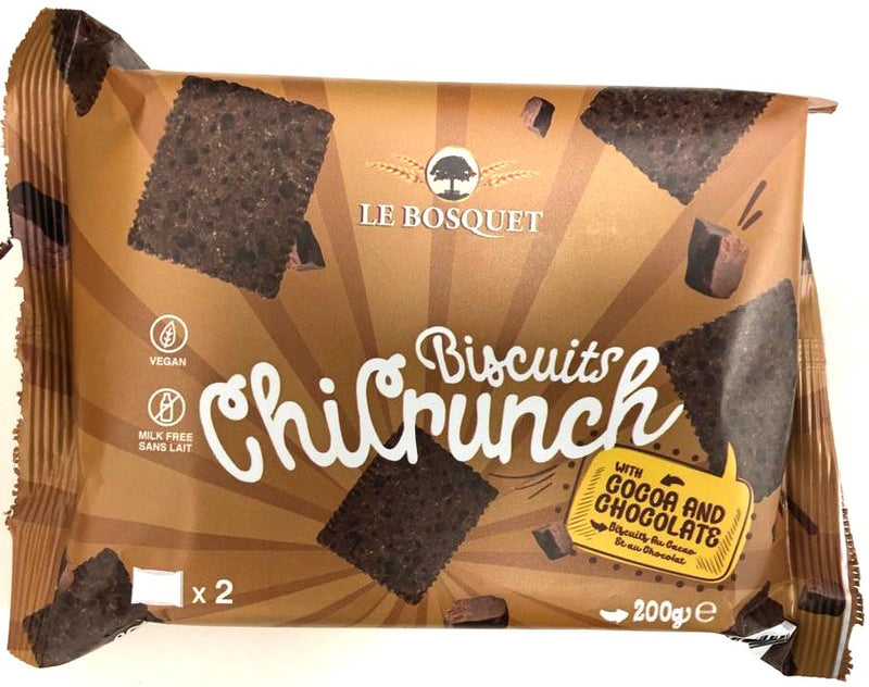 Le Bosquet Biscuits Chicrunch Chocolate 200g