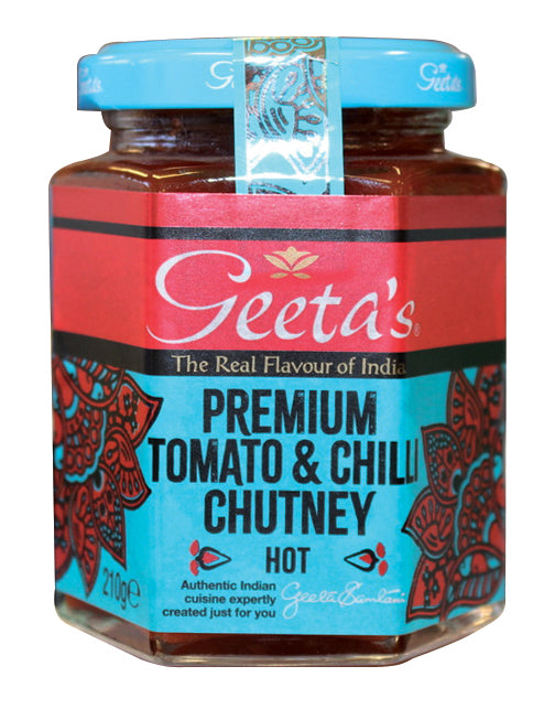 Geetas Chutney Premium Tomato & Chilli Chutney  230g