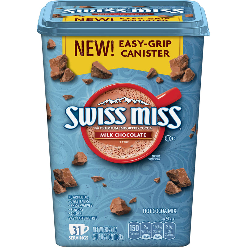 Swiss Miss Milk Chocolate Canister 1.08kg